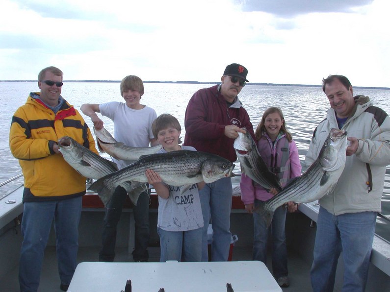 L-R Tom, Luke & Christian Jarboe, Dave Lorenzi, Holly & John Kaufmann